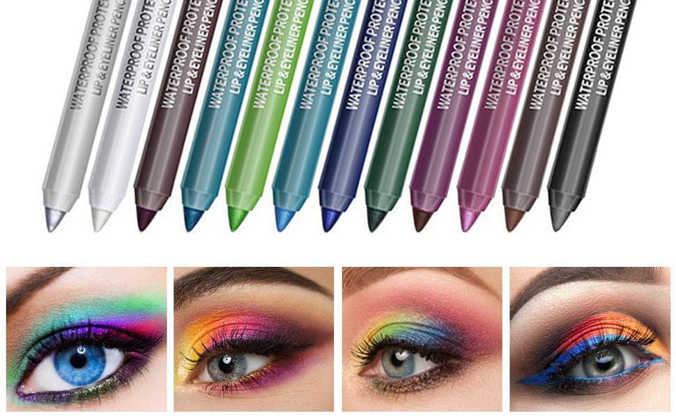 š„LongāLasting Waterproof Eyeliner Pencil ā 13 Vibrant Shades