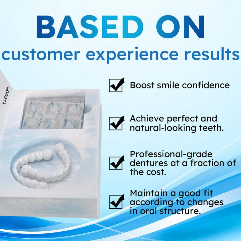 Official Store | nourishestee™ Moldable Dentures🧑🏽‍⚕️Obtain American Dental Association (ADA) Certification ✅