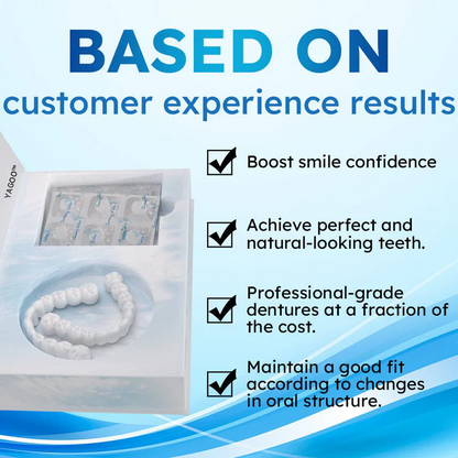 Official Store | nourishestee™ Moldable Dentures🧑🏽‍⚕️Obtain American Dental Association (ADA) Certification ✅