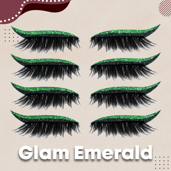 Wiederverwendbare Eyeliner und Wimpern zum Aufkleben