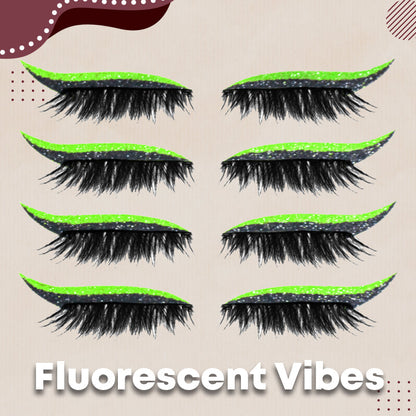 Wiederverwendbare Eyeliner und Wimpern zum Aufkleben